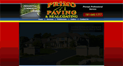 Desktop Screenshot of primopavinginc.com